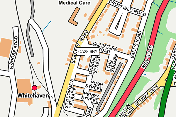 CA28 6BY map - OS OpenMap – Local (Ordnance Survey)