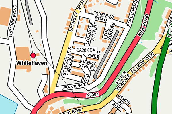 CA28 6DA map - OS OpenMap – Local (Ordnance Survey)