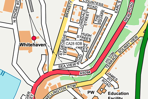 CA28 6DB map - OS OpenMap – Local (Ordnance Survey)