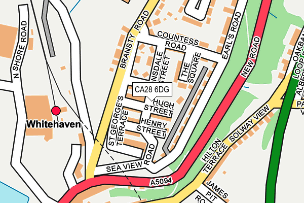 CA28 6DG map - OS OpenMap – Local (Ordnance Survey)