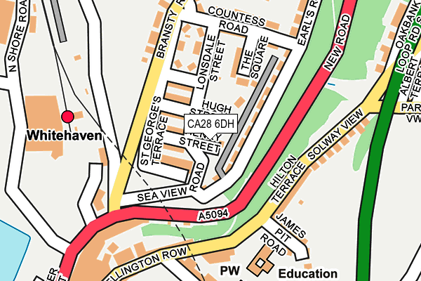 CA28 6DH map - OS OpenMap – Local (Ordnance Survey)