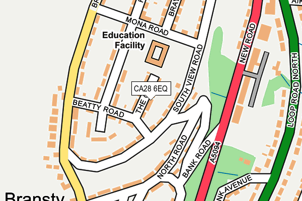 CA28 6EQ map - OS OpenMap – Local (Ordnance Survey)