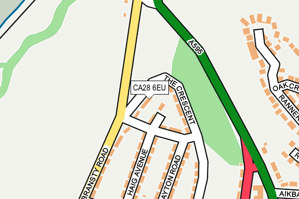 CA28 6EU map - OS OpenMap – Local (Ordnance Survey)