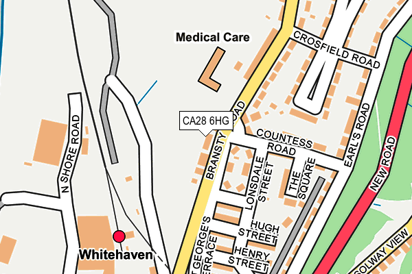 CA28 6HG map - OS OpenMap – Local (Ordnance Survey)