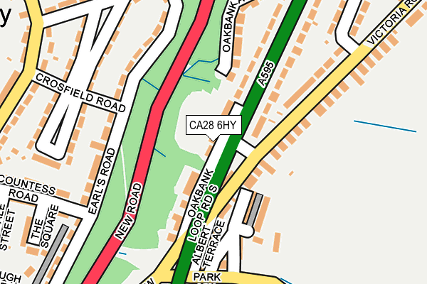 CA28 6HY map - OS OpenMap – Local (Ordnance Survey)