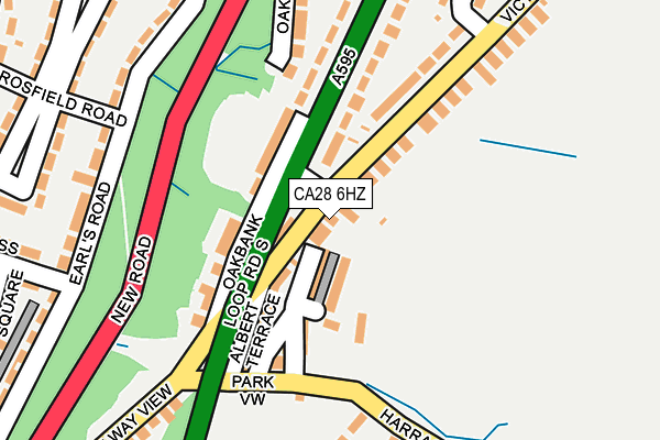 CA28 6HZ map - OS OpenMap – Local (Ordnance Survey)