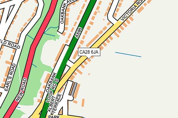 CA28 6JA map - OS OpenMap – Local (Ordnance Survey)