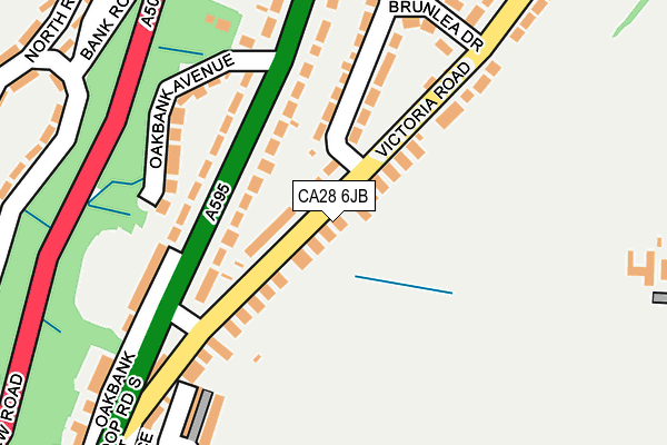 CA28 6JB map - OS OpenMap – Local (Ordnance Survey)