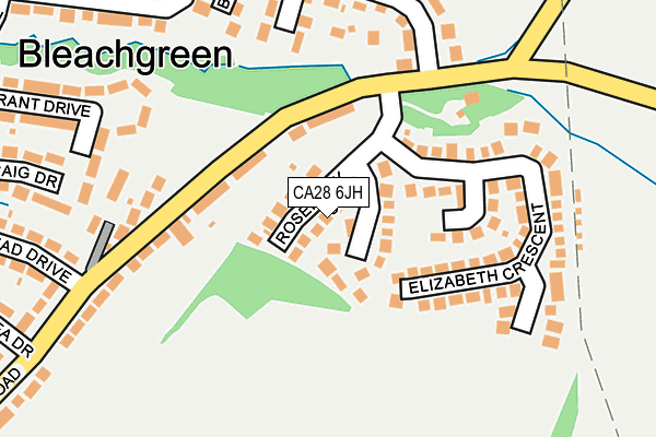 CA28 6JH map - OS OpenMap – Local (Ordnance Survey)