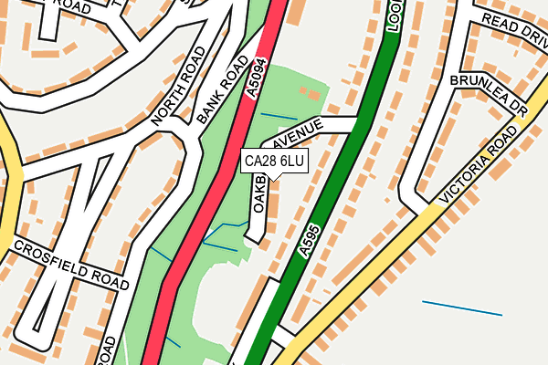 CA28 6LU map - OS OpenMap – Local (Ordnance Survey)