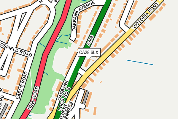 CA28 6LX map - OS OpenMap – Local (Ordnance Survey)