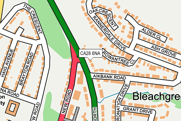 CA28 6NA map - OS OpenMap – Local (Ordnance Survey)