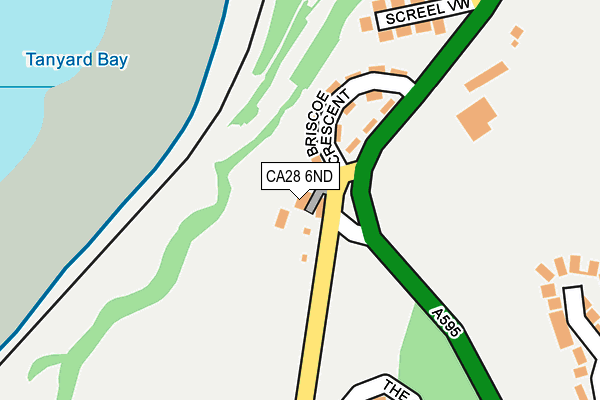 CA28 6ND map - OS OpenMap – Local (Ordnance Survey)
