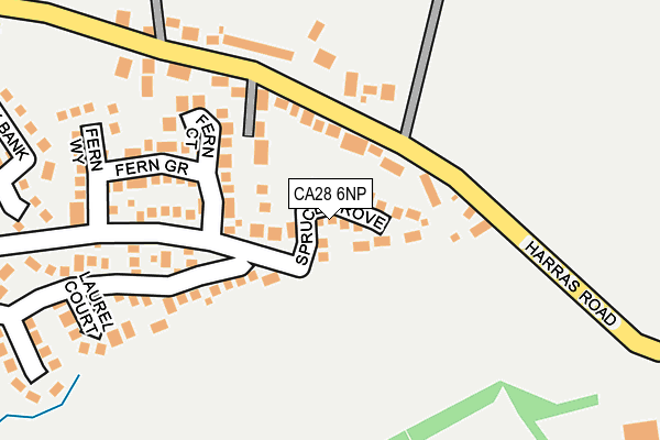 CA28 6NP map - OS OpenMap – Local (Ordnance Survey)