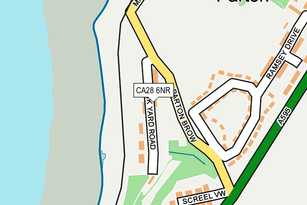 CA28 6NR map - OS OpenMap – Local (Ordnance Survey)