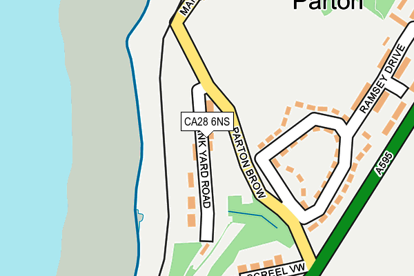 CA28 6NS map - OS OpenMap – Local (Ordnance Survey)