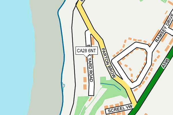 CA28 6NT map - OS OpenMap – Local (Ordnance Survey)