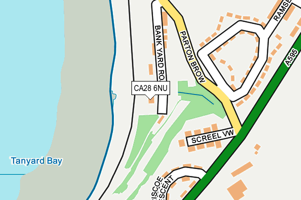 CA28 6NU map - OS OpenMap – Local (Ordnance Survey)