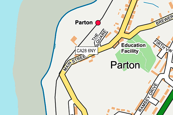 CA28 6NY map - OS OpenMap – Local (Ordnance Survey)