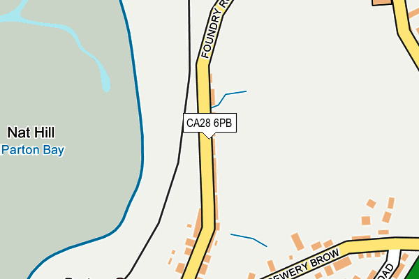 CA28 6PB map - OS OpenMap – Local (Ordnance Survey)