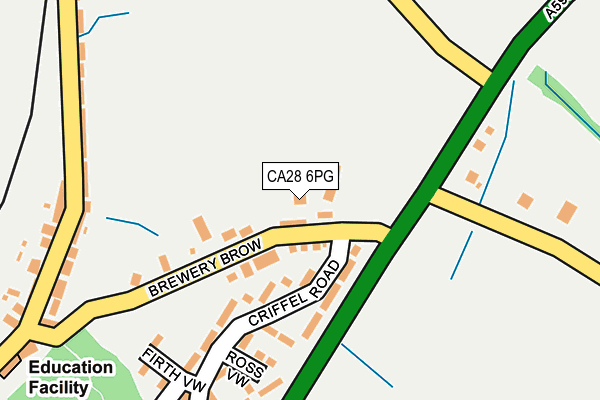 CA28 6PG map - OS OpenMap – Local (Ordnance Survey)