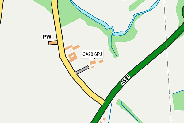 CA28 6PJ map - OS OpenMap – Local (Ordnance Survey)