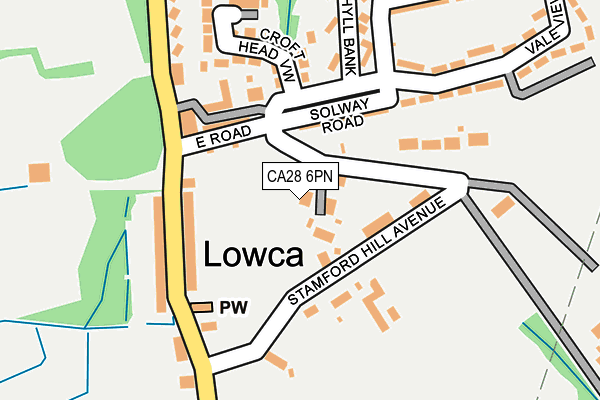 CA28 6PN map - OS OpenMap – Local (Ordnance Survey)