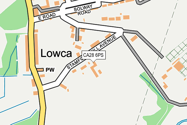 CA28 6PS map - OS OpenMap – Local (Ordnance Survey)