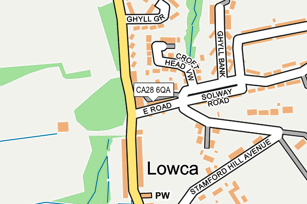 CA28 6QA map - OS OpenMap – Local (Ordnance Survey)