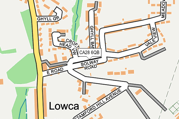 CA28 6QB map - OS OpenMap – Local (Ordnance Survey)