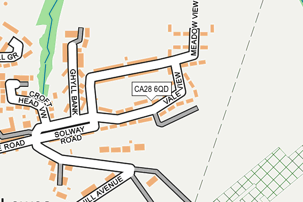 CA28 6QD map - OS OpenMap – Local (Ordnance Survey)