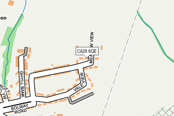 CA28 6QE map - OS OpenMap – Local (Ordnance Survey)