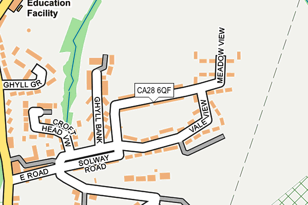 CA28 6QF map - OS OpenMap – Local (Ordnance Survey)