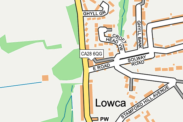 CA28 6QG map - OS OpenMap – Local (Ordnance Survey)