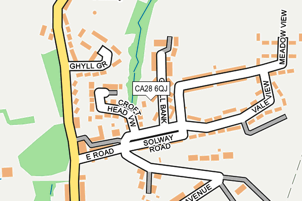 CA28 6QJ map - OS OpenMap – Local (Ordnance Survey)