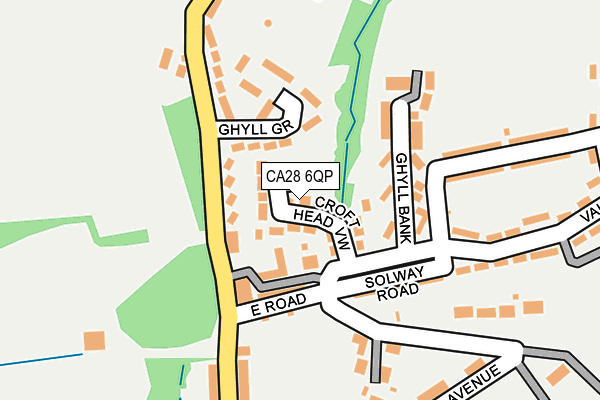 CA28 6QP map - OS OpenMap – Local (Ordnance Survey)