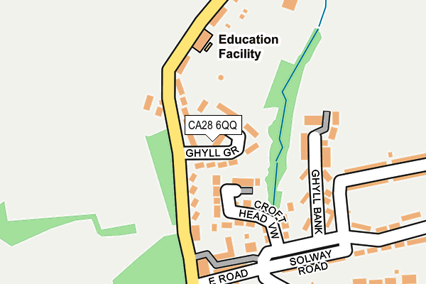 CA28 6QQ map - OS OpenMap – Local (Ordnance Survey)