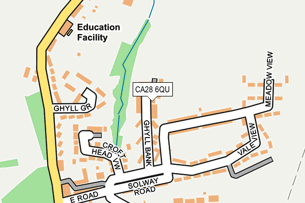 CA28 6QU map - OS OpenMap – Local (Ordnance Survey)