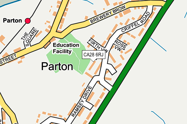 CA28 6RJ map - OS OpenMap – Local (Ordnance Survey)