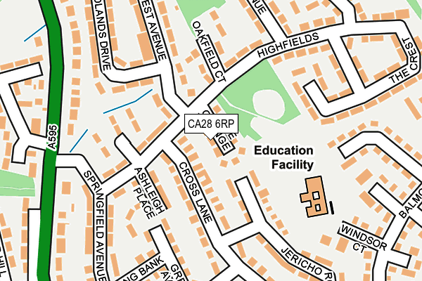 CA28 6RP map - OS OpenMap – Local (Ordnance Survey)