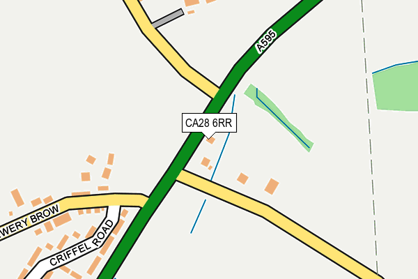 CA28 6RR map - OS OpenMap – Local (Ordnance Survey)