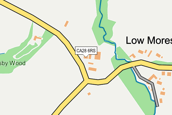 CA28 6RS map - OS OpenMap – Local (Ordnance Survey)