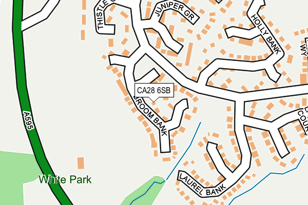 CA28 6SB map - OS OpenMap – Local (Ordnance Survey)