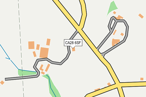 CA28 6SF map - OS OpenMap – Local (Ordnance Survey)