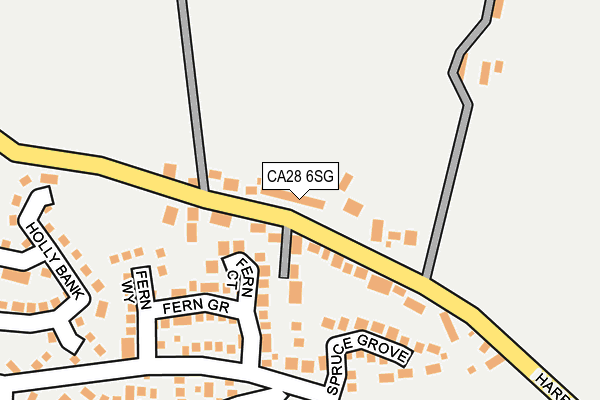 CA28 6SG map - OS OpenMap – Local (Ordnance Survey)