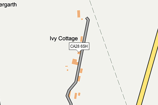 CA28 6SH map - OS OpenMap – Local (Ordnance Survey)