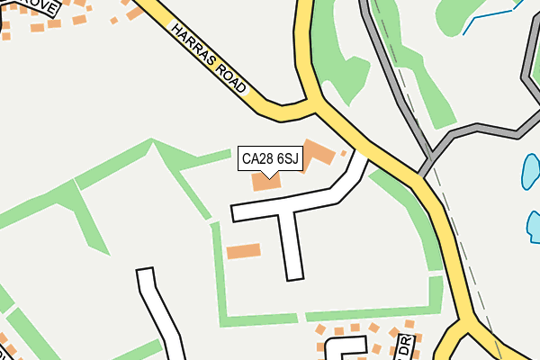 CA28 6SJ map - OS OpenMap – Local (Ordnance Survey)