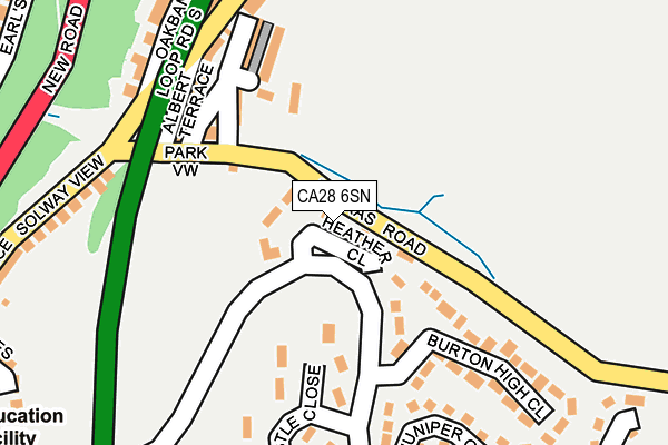 CA28 6SN map - OS OpenMap – Local (Ordnance Survey)