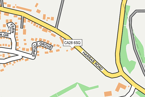 CA28 6SQ map - OS OpenMap – Local (Ordnance Survey)