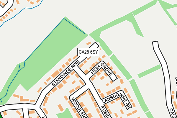 CA28 6SY map - OS OpenMap – Local (Ordnance Survey)